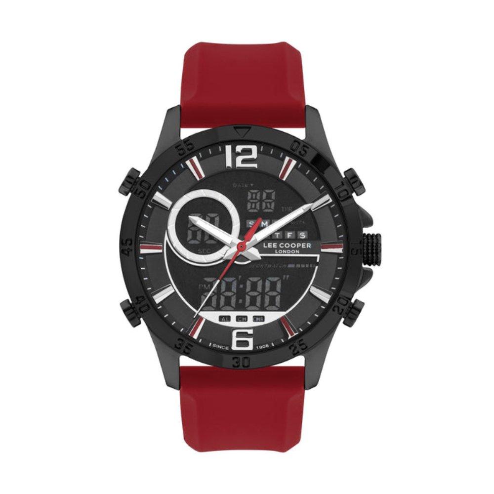 

Lee cooper watch for men, digital, 46mm, silicone strap, lc07559. 658 – red