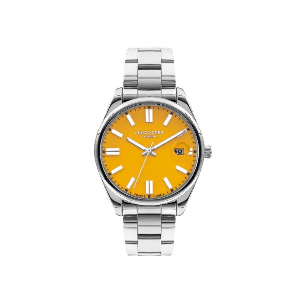 

Lee cooper watch for men, analog, 45mm, metal strap, lc07565. 310 – silver