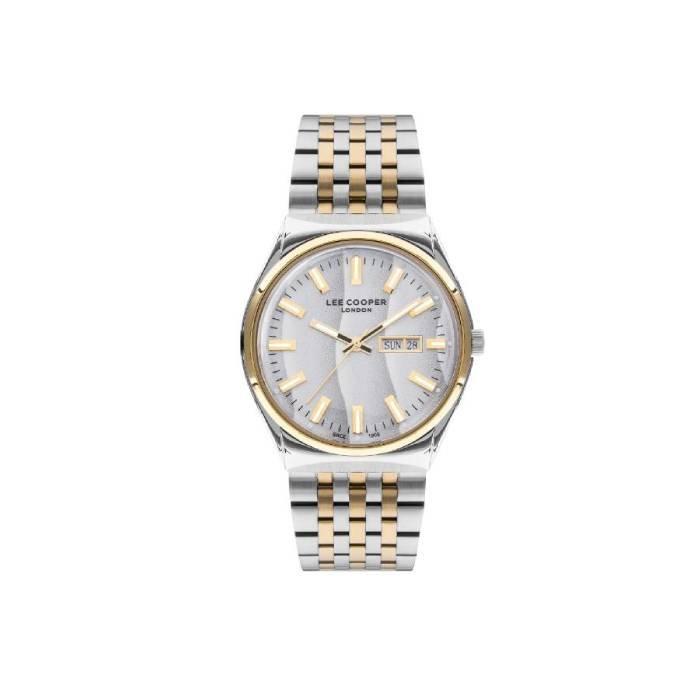 

Lee cooper dial watch for men, analog, 44mm, metal strap, lc07630. 530 – silver