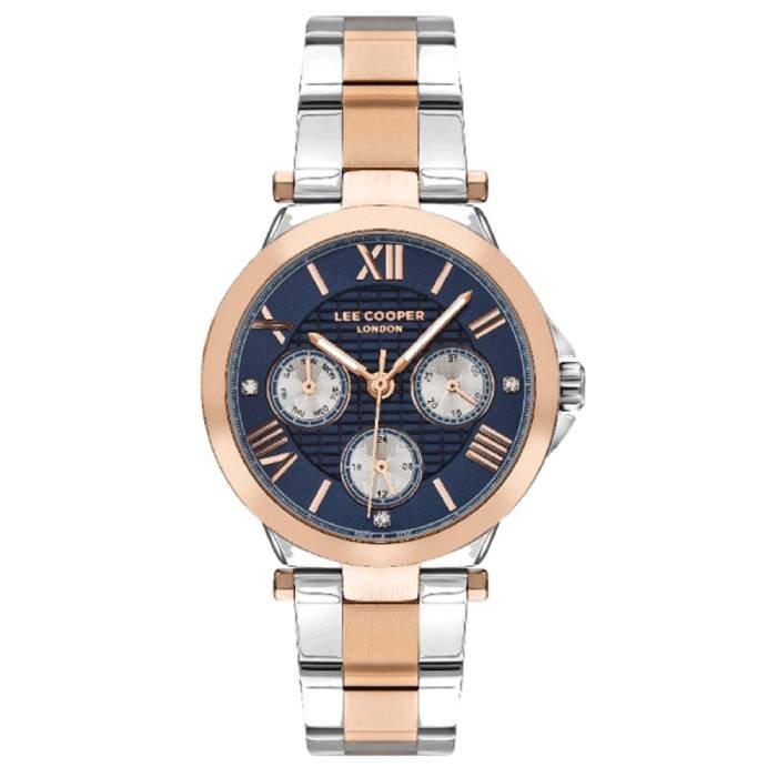 

Lee cooper dial watch for women, chronograph, 36mm, metal strap, lc07445. 590 – silver/...