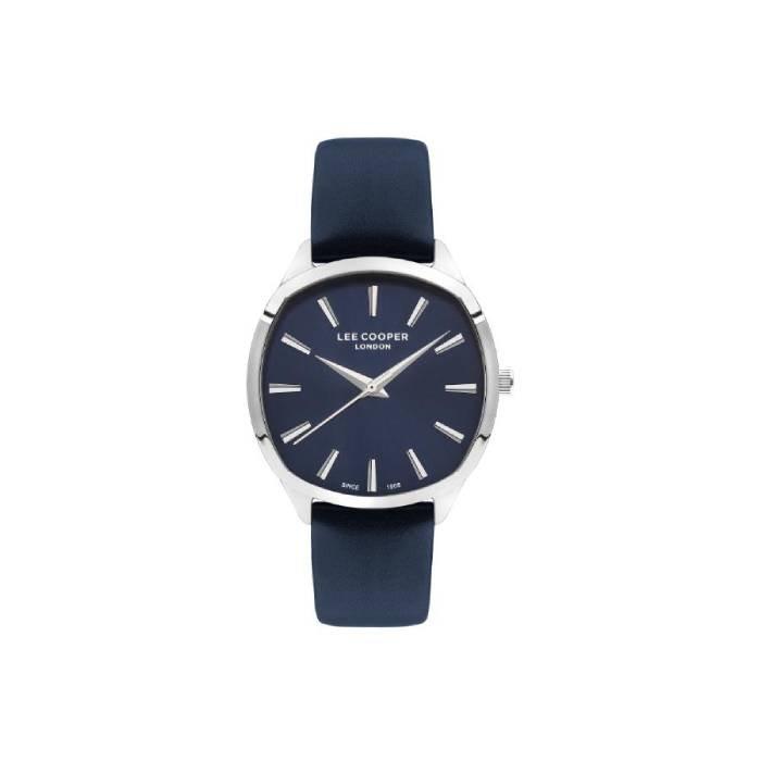 

Lee cooper dial watch for women, analog, 39mm, leather strap, lc07578. 399 – deep blue