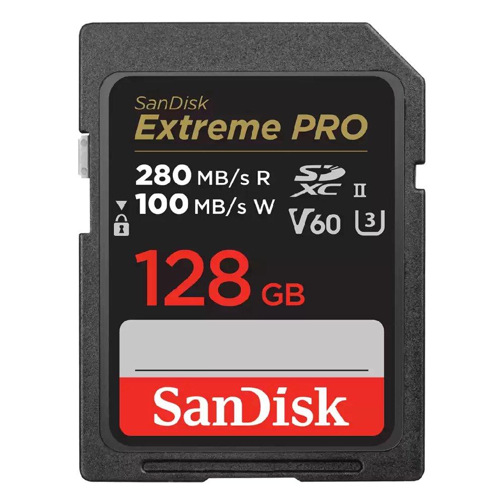 

Sandisk extreme pro sd uhs-ii memory card, 128gb - sdsdxep-128g-gn4in