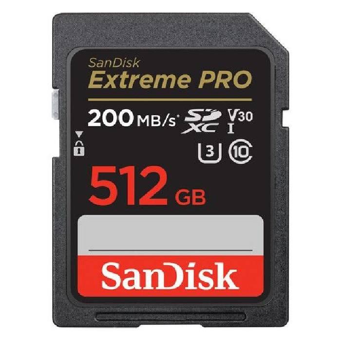 

Sandisk extreme pro sdxc uhs-ii memory card, 512gb - sdsdxdk-512g-gn4in