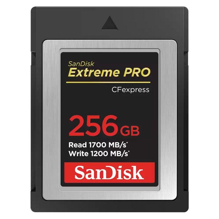 

Sandisk extreme pro cfexpress type b memory card, 256gb - sdcfe-256g-gn4nn