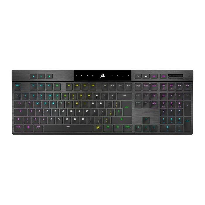 

Corsair k100 air wireless rgb ultra-thin mechanical gaming keyboard, ch-913a01u-na – black