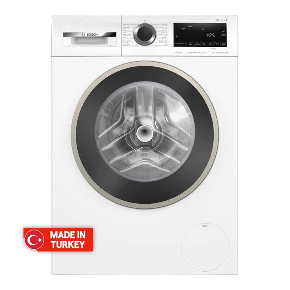 

Bosch series 4 front load washer, 10kg washing capacity, 1400rpm, wga25400gc – white