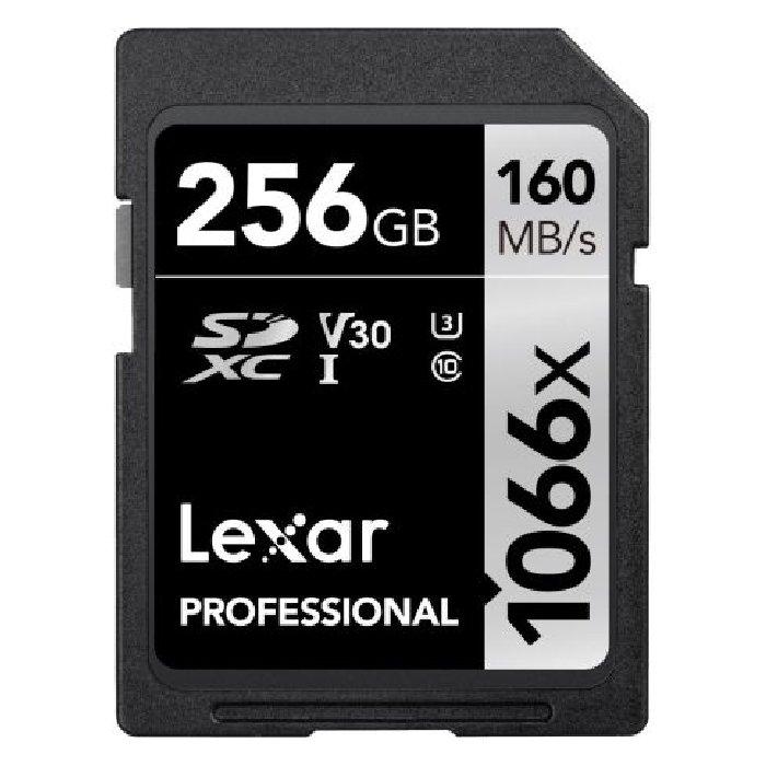 

Lexar 1066x sdxc silver series memory card, 256gb, lsd1066256g-bnnng