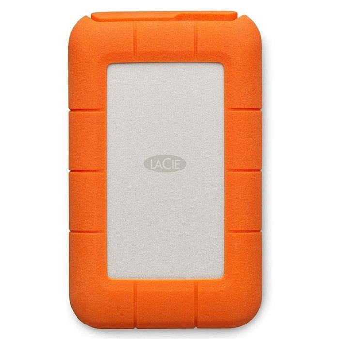 

Lacie rugged usb-c 5tb external hard drive, stfr5000800 - orange