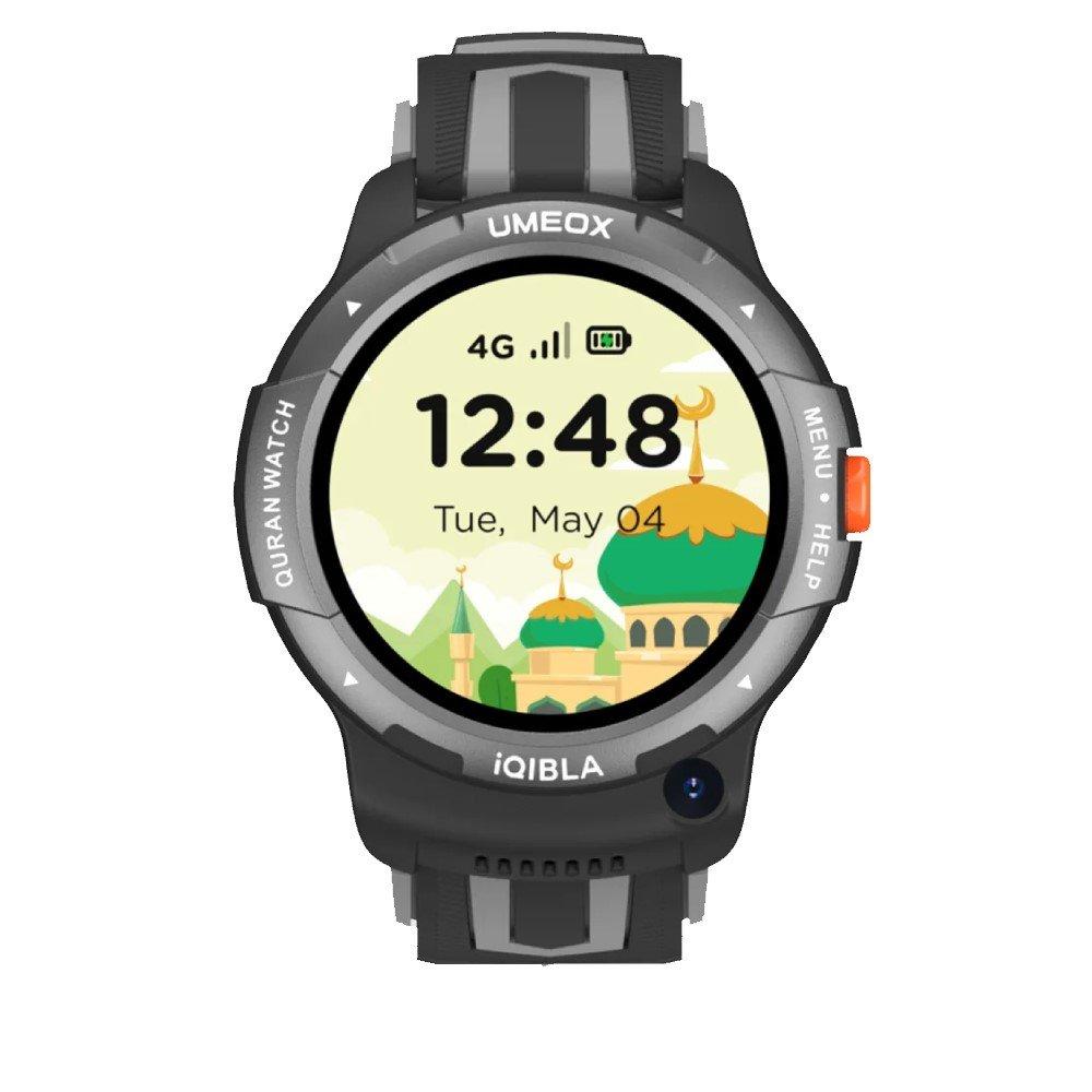 

Iqibla smart watch for kids, qwatch k1s – black