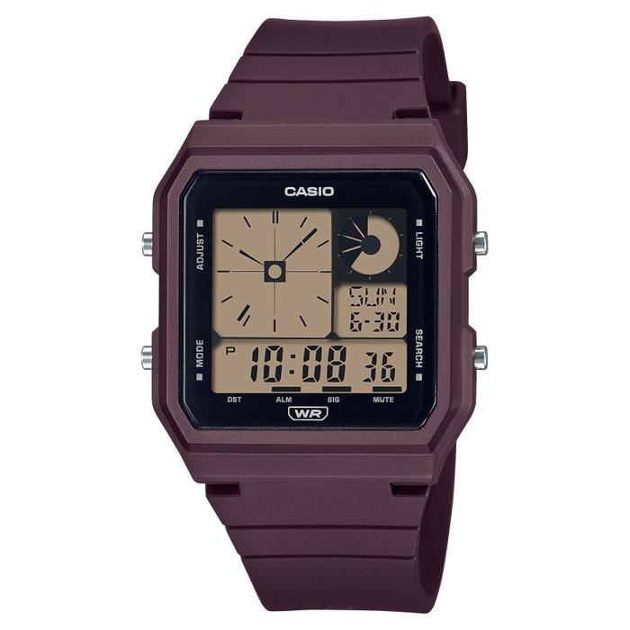 

Casio glu key model unisex watch, digital, 35mm, lf-20w-5adf – maroon