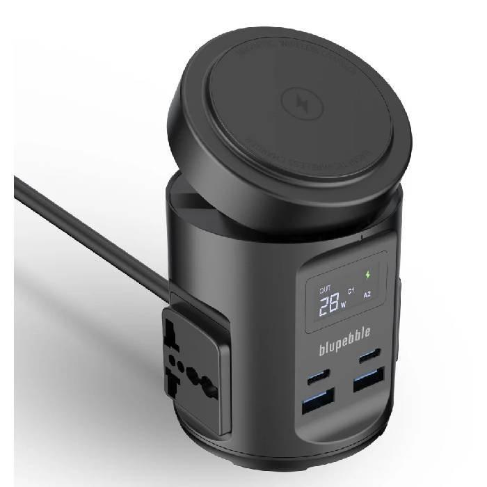

Blupebble magpod hub usb-c to usb-a , 65 watt , bp-magpodhub - black