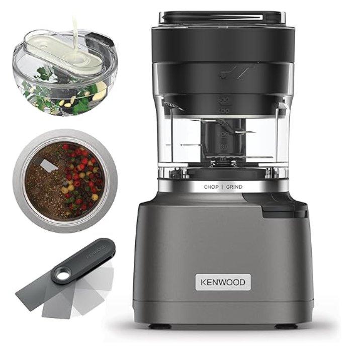 

Kenwood duo prep 2-in-1 chopper & grinder, powerful 800 watts, chp80. 000si - silver