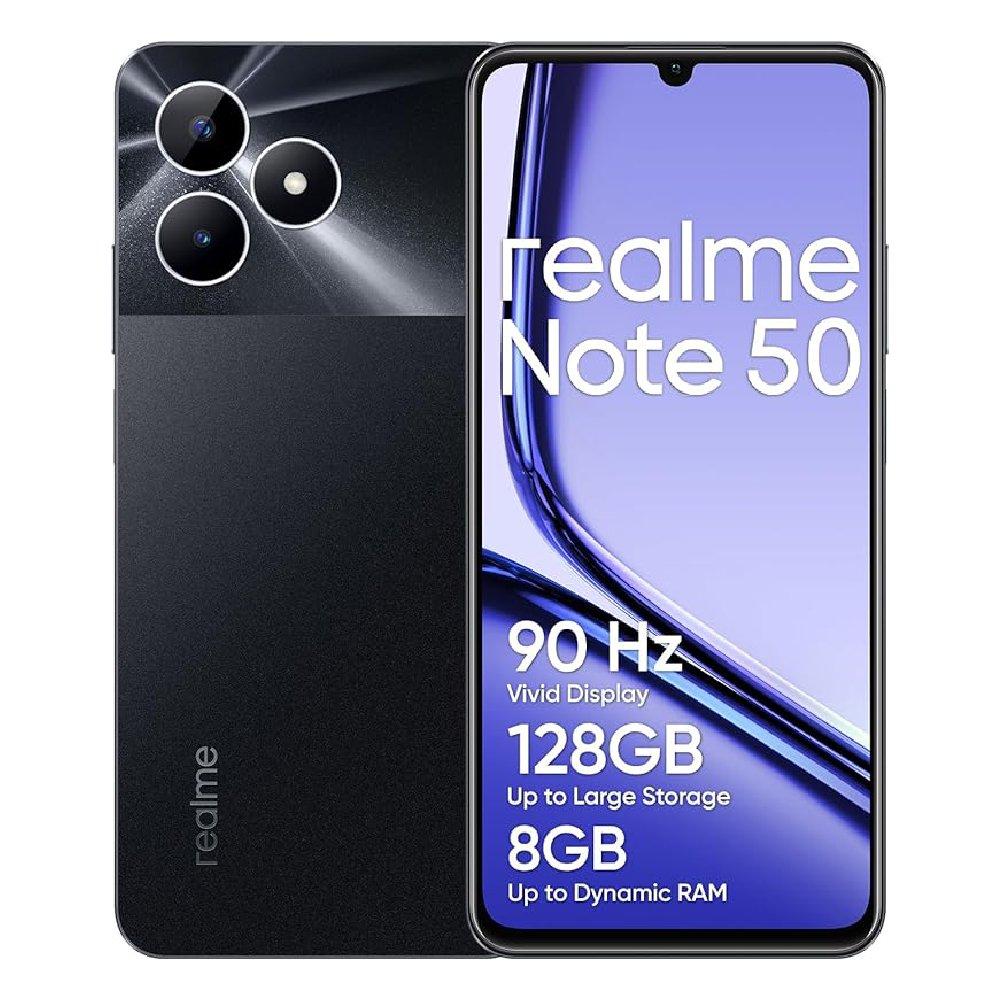 

Realme note 50 phone, 6. 74-inch, 4gb ram, 128gb – black