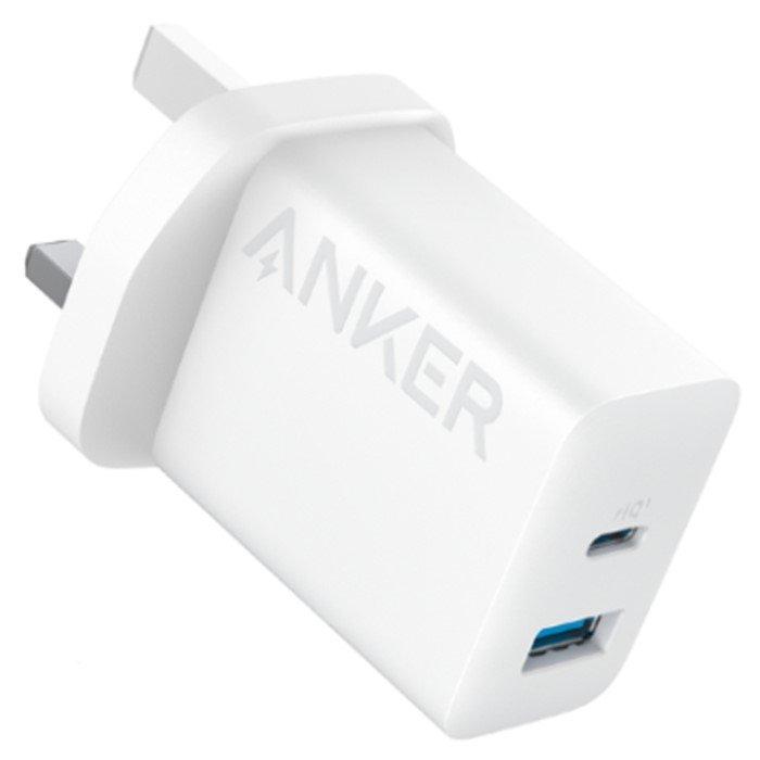 

Anker select charger (20w), dual ports, a2348k21 - white
