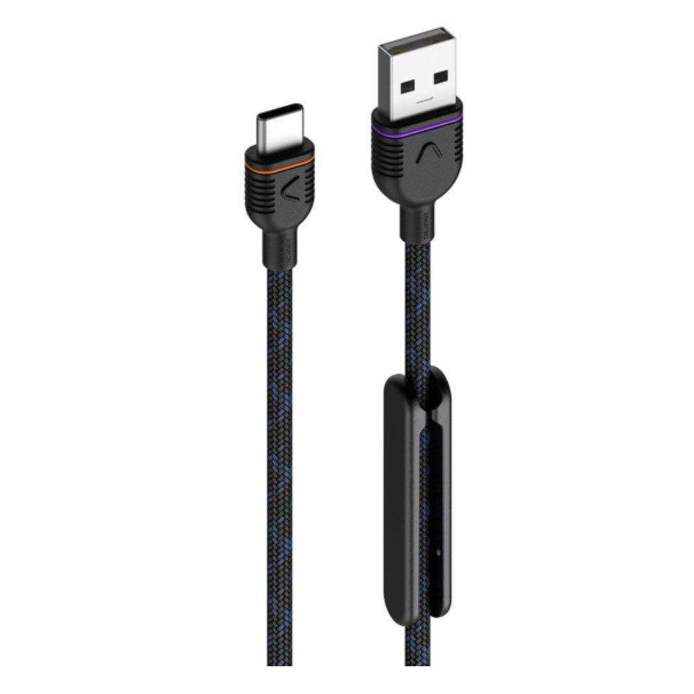 

Unisynk usb-a to usb-c cable, 60w, 1. 2m, 10161– black