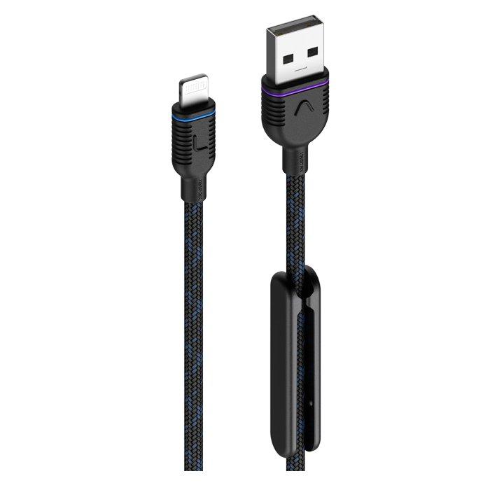 

Unisynk usb-a to lightning cable, 60w, 2. 0m, 10274 - black