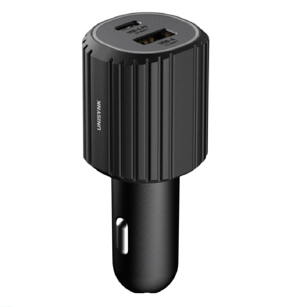 

Unisynk usb-c/a car charger pd, 72w, 10408 - black