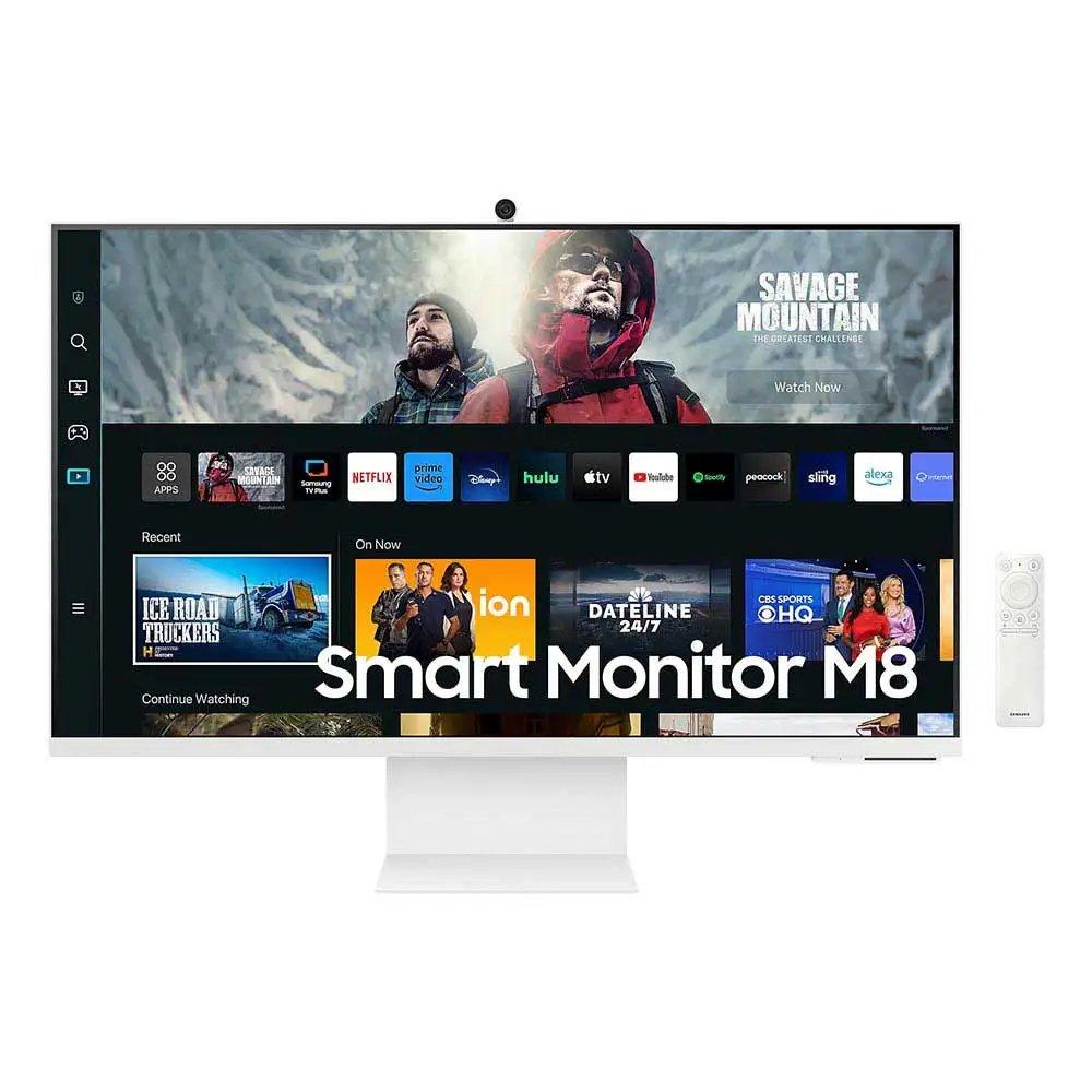 

Samsung 4k uhd m8 m80c smart gaming monitor, 32-inch, ls32cm801umxue - white
