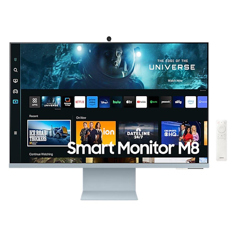 

Samsung 4k uhd m8 m80c smart gaming monitor, 32-inch, ls32cm80bumxue - blue