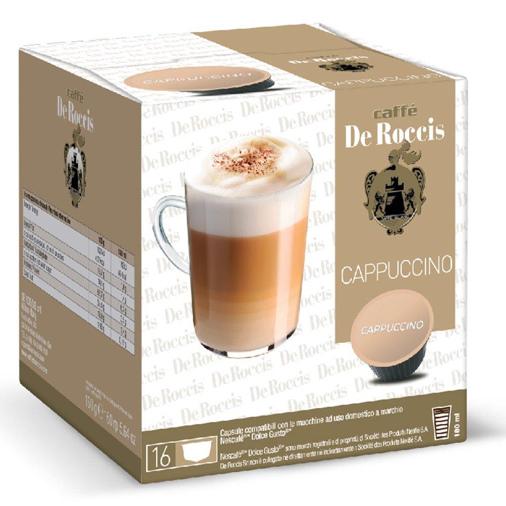 

Caffe de roccis cappuccino coffee 16 capsule, 1rocc17