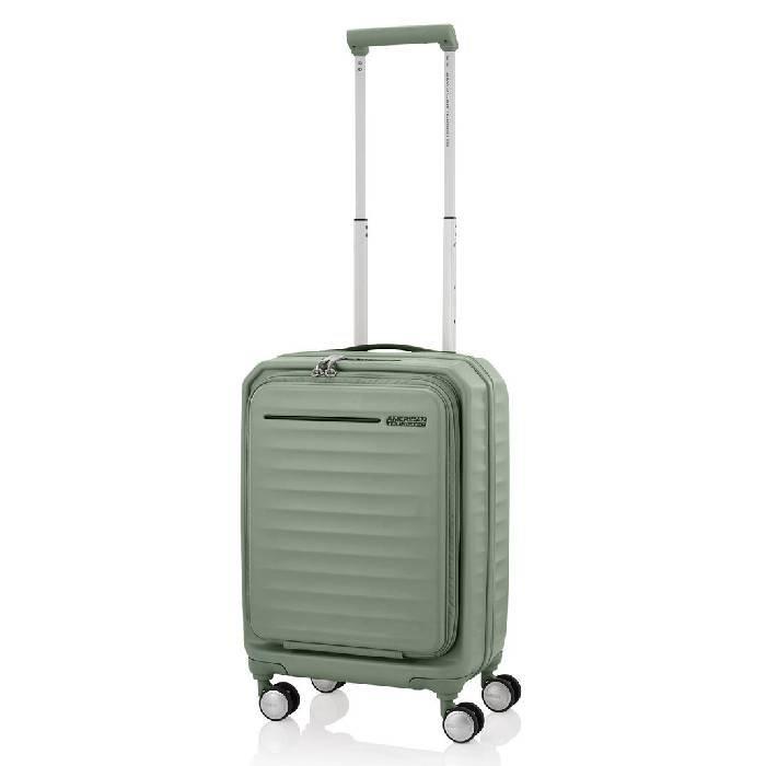 

American tourister frontec spinner hard luggage trolley bag, 54cm, hj3x14007 - hard forest