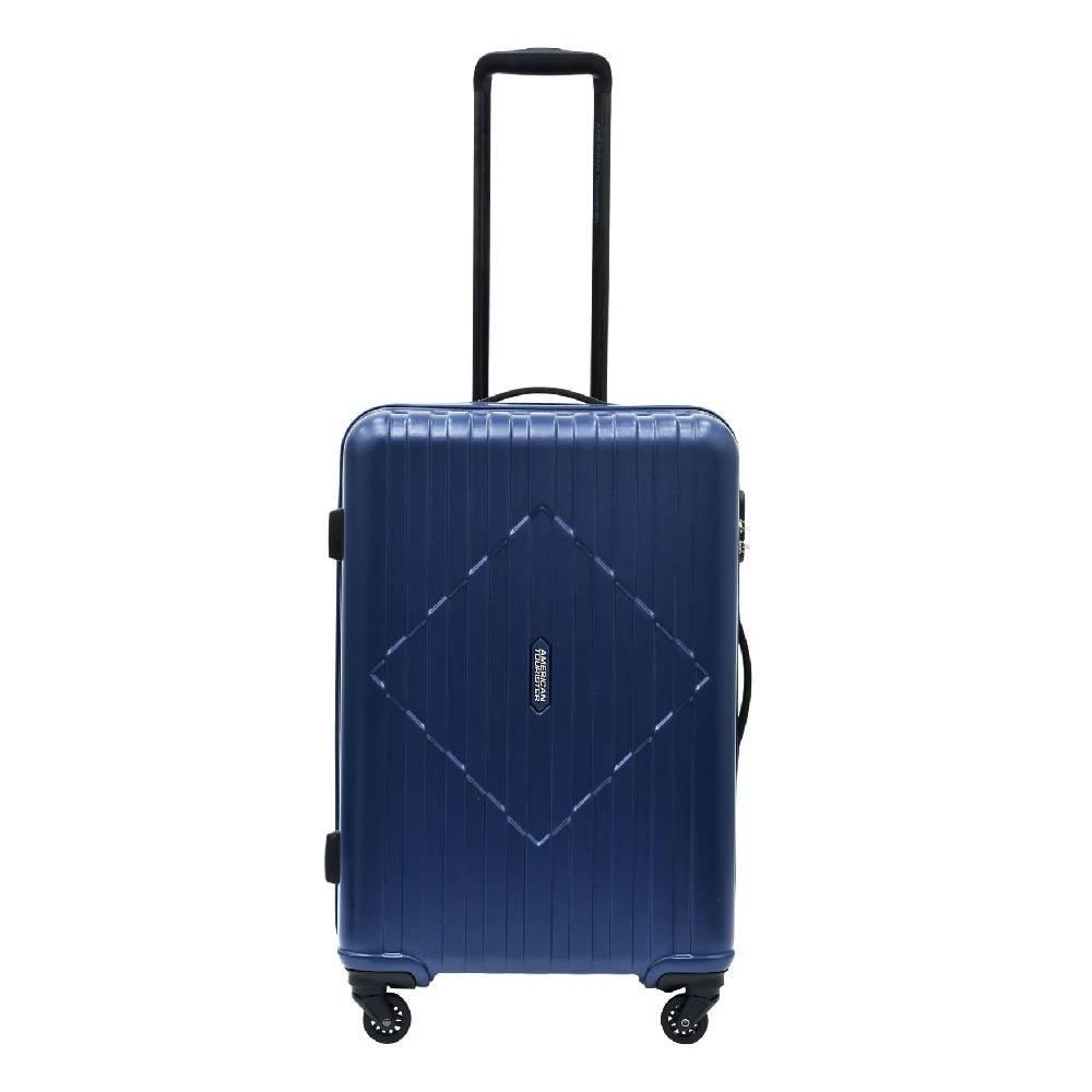 

American tourister skytrac hard luggage with spinner wheels, 68 cm, hz9x41002 - navy blue
