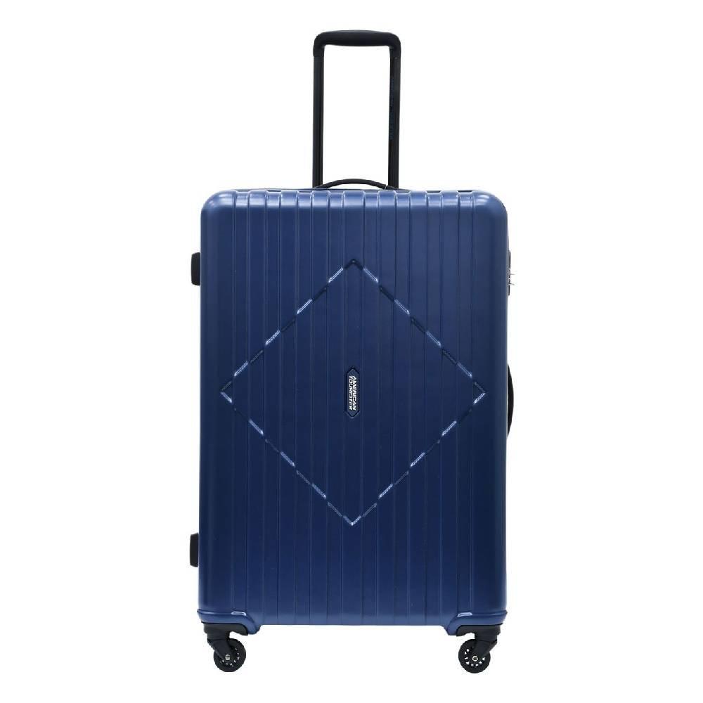 

American tourister skytrac hard luggage with spinner wheels, 79 cm, hz9x41003 - navy blue