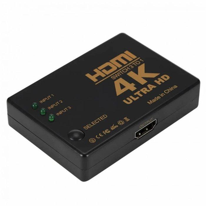 

Rtc 3 inputs to 1 output 4k ultra hd hdmi converter