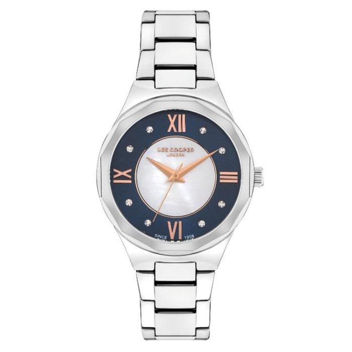 

Lee cooper watch for women, analog, 32 mm, metal strap, lc07922. 390 – silver