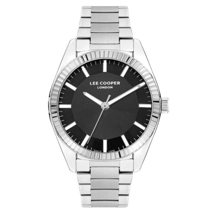 

Lee cooper watch for men, analog, 41. 5 mm, metal strap, lc07950. 350 – silver