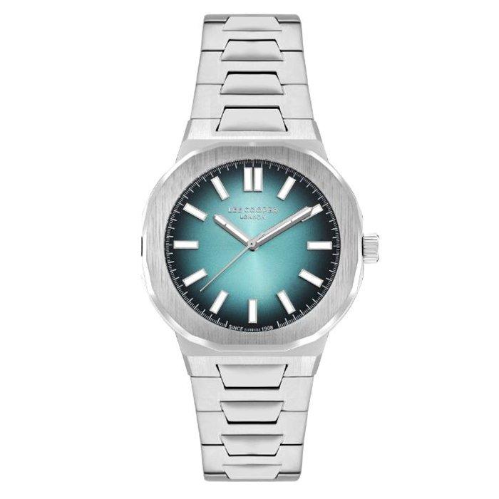 

Lee cooper watch for men, analog, 43 mm, metal strap, lc07952. 390 – silver
