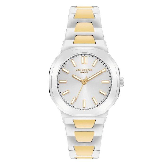 

Lee cooper watch for women, analog, 32 mm, metal strap, lc07953. 230 – silver/gold