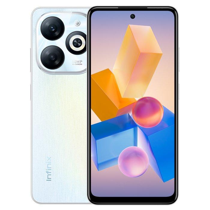 

Infinix smart 8 pro phone, 6. 6-inch, 4gb ram, 128gb – white