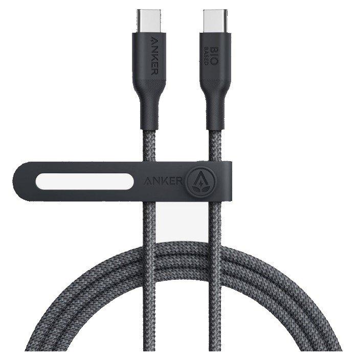 

Anker 544 usb-c to usb-c cable bio-nylon, 1. 8m, 100w - black