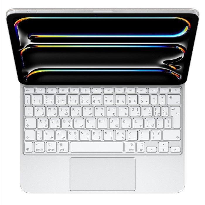 

Apple magic english & arabic keyboard for ipad pro 11-inch m4, mwr03ab/a -white