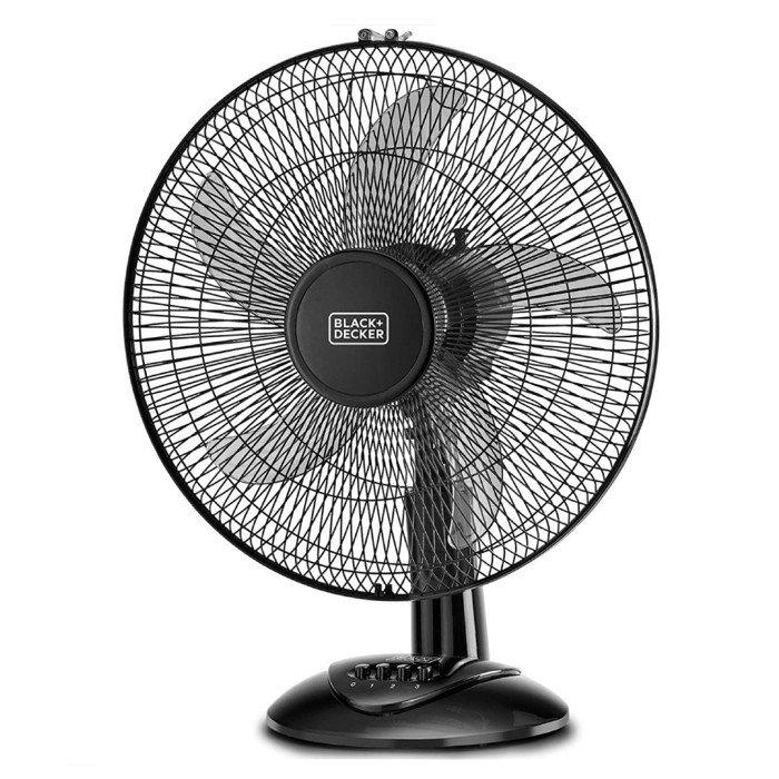 

Black & decker desk fan, 16-inch, 60w, fd1620-b5 - black