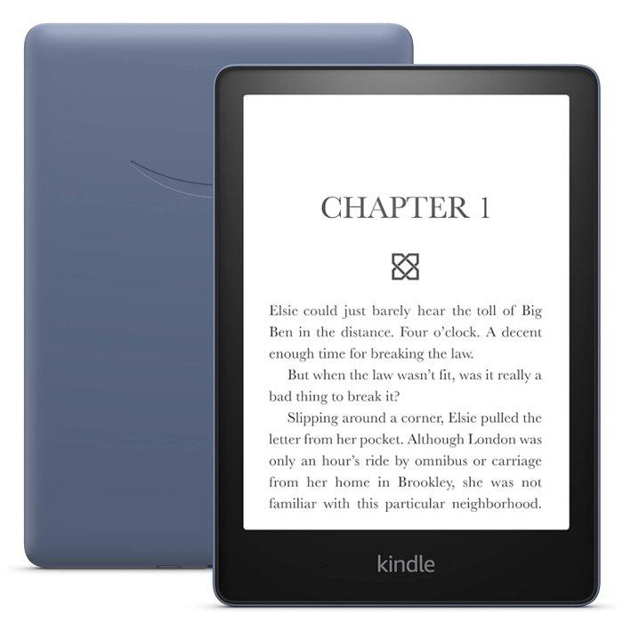 

Amazon kindle paperwhite tablet, 16gb, wi-fi, 6. 8-inch, b095j2xywx – denim blue