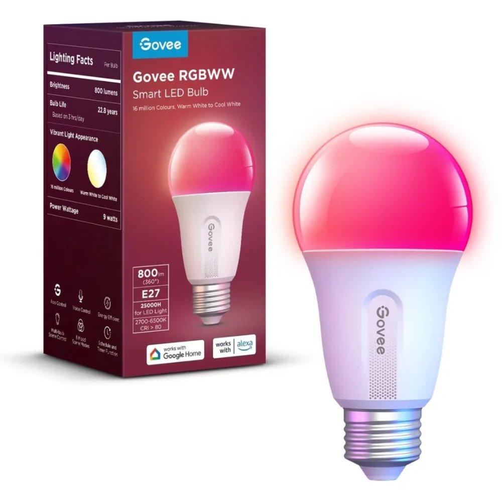 

Govee smart wi-fi & bluetooth light bulb, 800lm, h6004