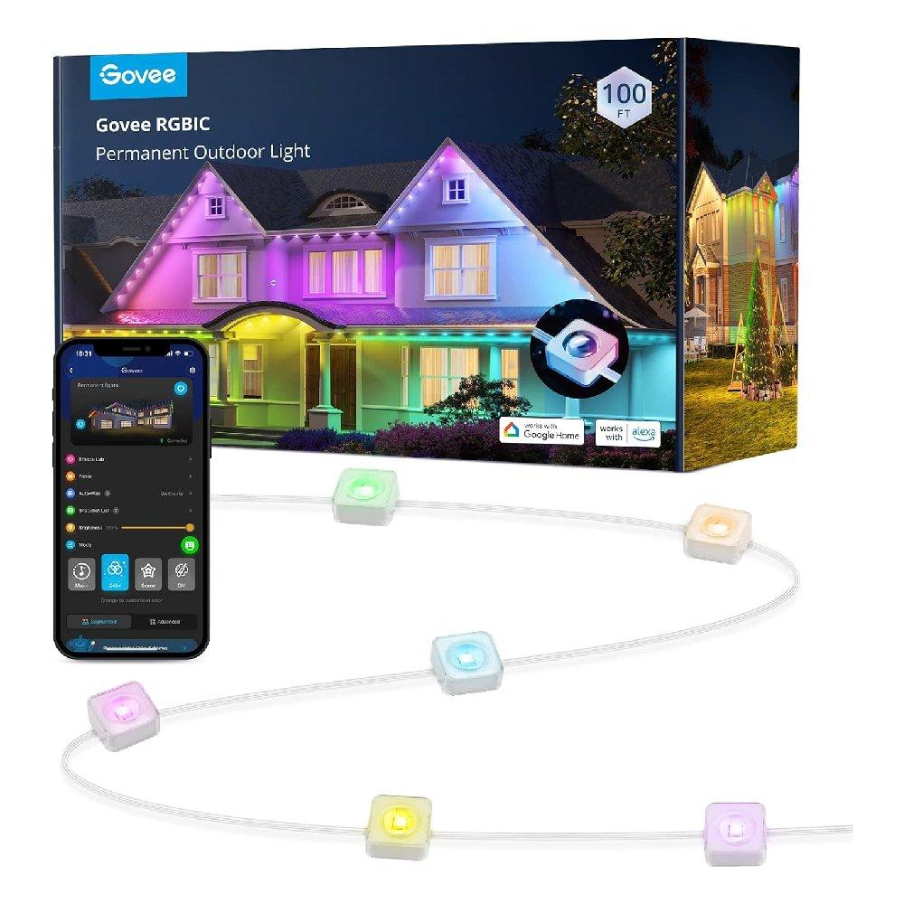 

Govee rgbic led permanent outdoor lights, 30m, h705a - multicolor