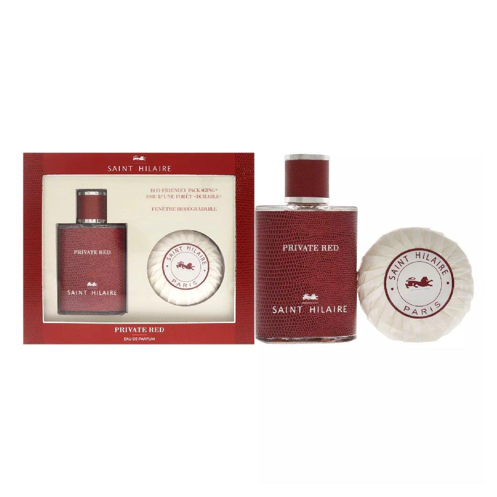

Private red by saint hilaire parfum set for men, 100ml