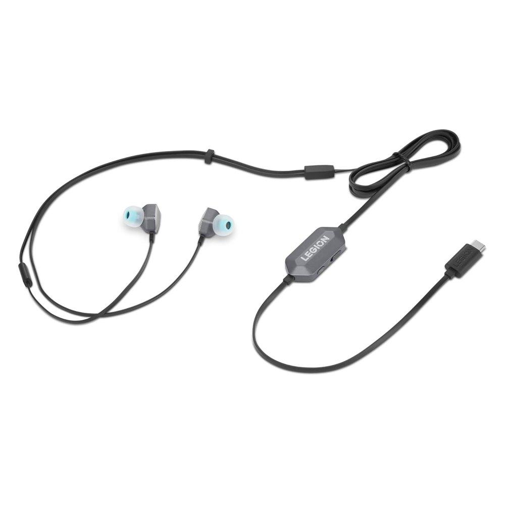 

Lenovo legion gaming in-ear headphones with usb-c e510-7. 1 surround sound, gxd1n40797...