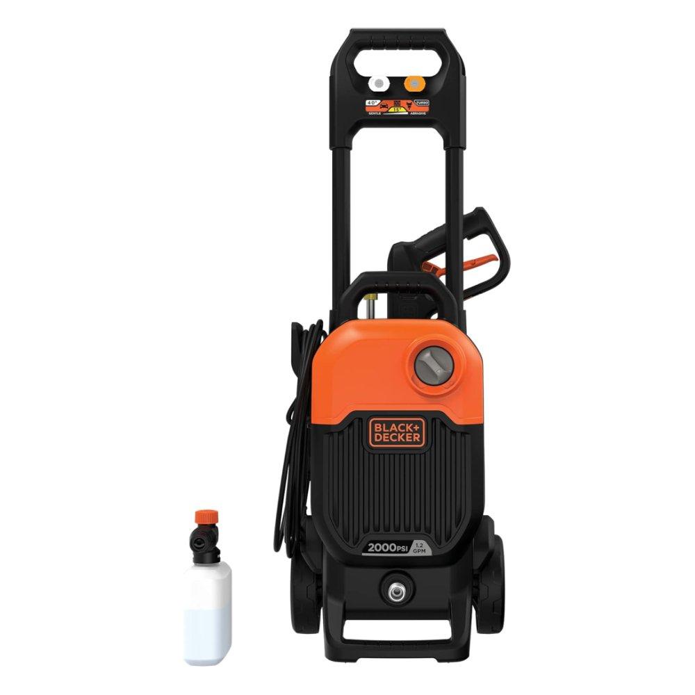 

Black+decker 200w 150 bar / 2100 psi pressure washer bepw2000-b5