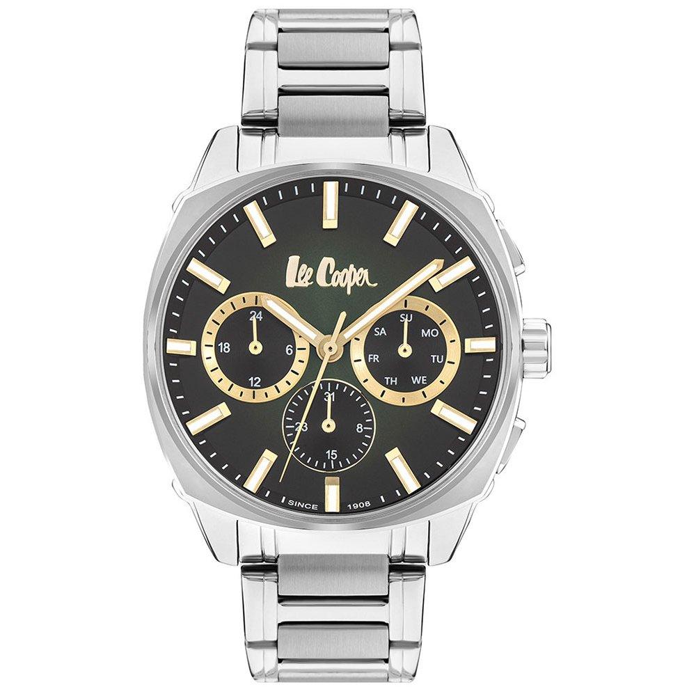 

Lee cooper men's watch, multifunction, metal strap, 44mm, lc07925. 370 - silver