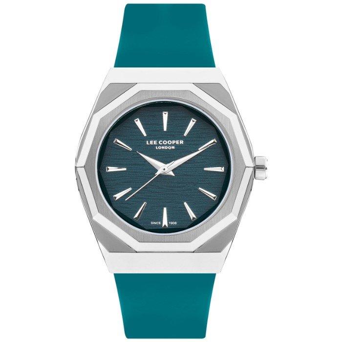 

Lee cooper men's watch, analog, leather strap, 43mm, lc07936. 377 - green