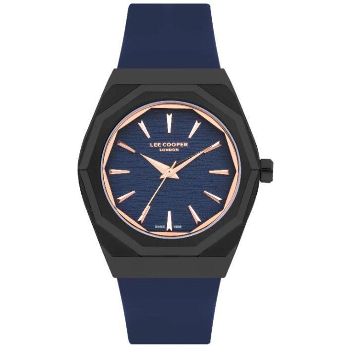 

Lee cooper men's watch, analog, leather strap, 43mm, lc07936. 699 - dark blue