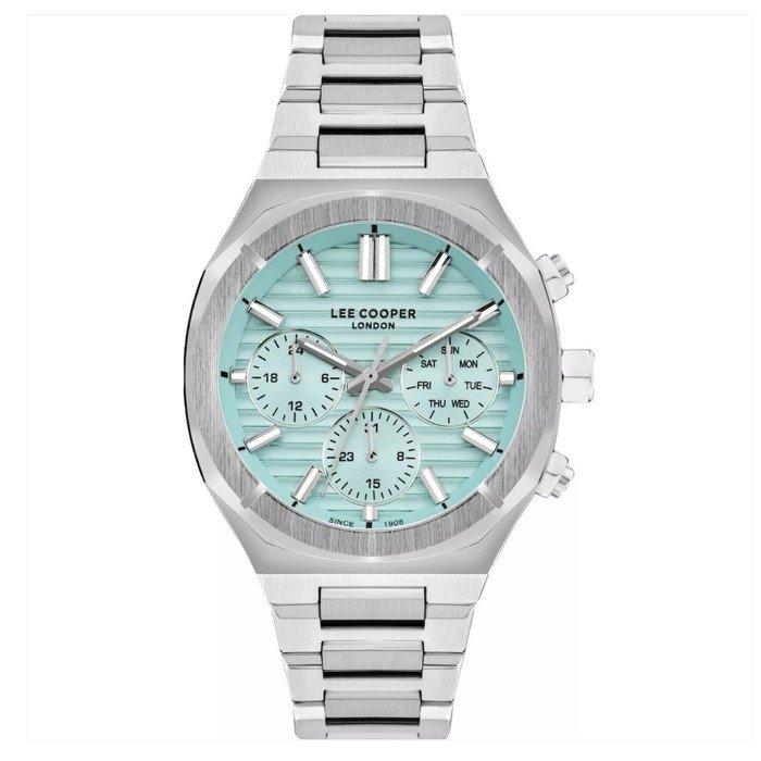 

Lee cooper men's watch, multifunction, stainless steel strap, 43mm, lc07959. 300 - silver