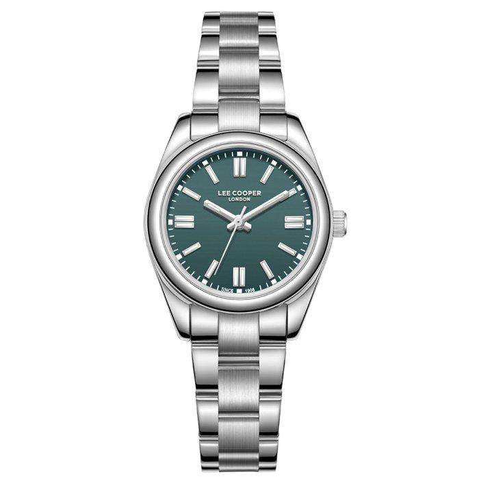 

Lee cooper women's watch, analog, metal strap, 28mm, lc07962. 370 - silver