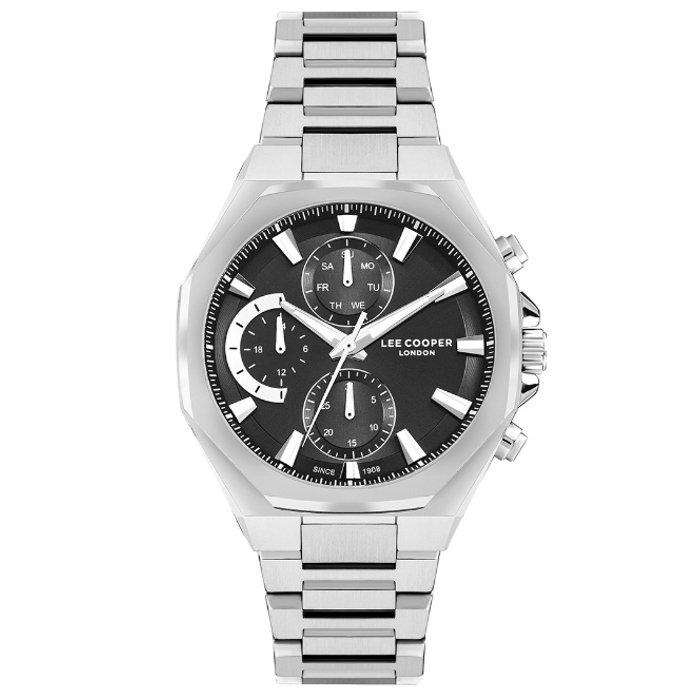 

Lee cooper men's watch, multifunction, metal strap, 44mm, lc07971. 350 - silver