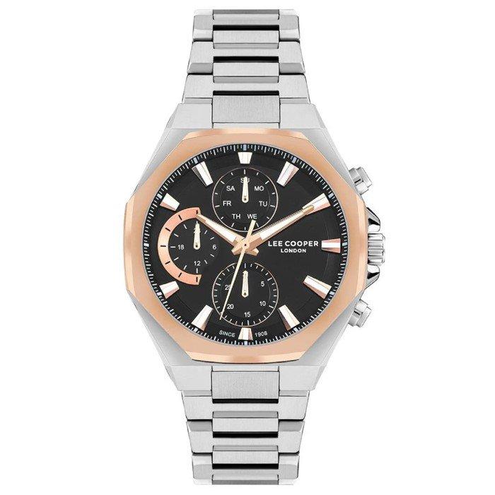 

Lee cooper men's watch, multifunction, metal strap, 44mm, lc07971. 550 - silver