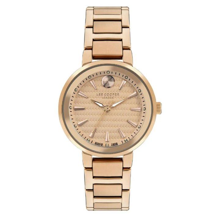 

Lee cooper women's watch, analog, stainless steel strap, 32mm, lc07972. 410 - rose gold